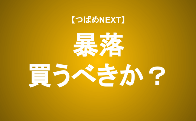 【つばめNEXT】≪緊急公開≫株価下落の要因と長期投資家が取るべき行動（2023年10月4日）