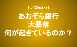 【つばめNEXT】米国不動産の危機！？銀行・高配当株投資の難しさ≪あおぞら銀行≫