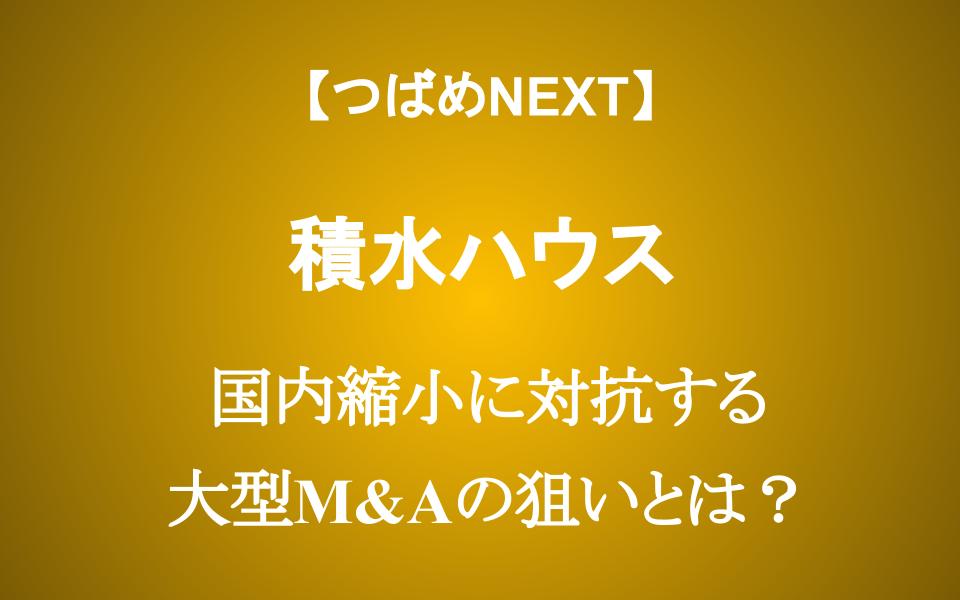 【積水ハウス】好決算継続でもPER10倍・利回り3.76%の理由。大型M&Aで成長加速か？【高配当】