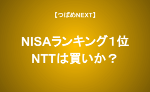 【つばめNEXT】NTTを買うメリットとリスクを解説！NTT法廃止は？