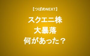 株価25%暴落のスクエニに何が起きている? ドラクエの販売は中止？投資すべきか考える