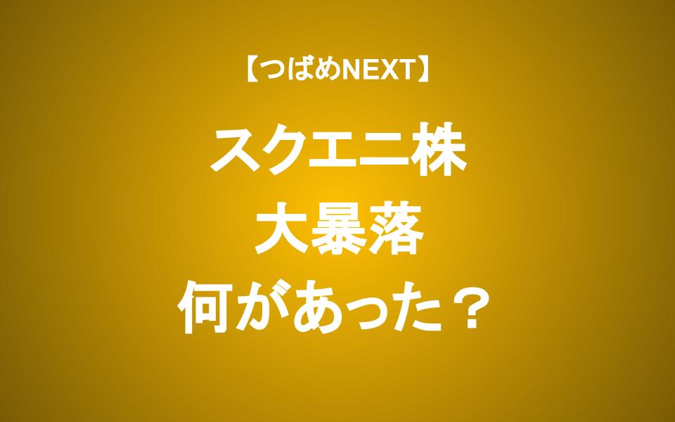 株価25%暴落のスクエニに何が起きている? ドラクエの販売は中止？投資すべきか考える