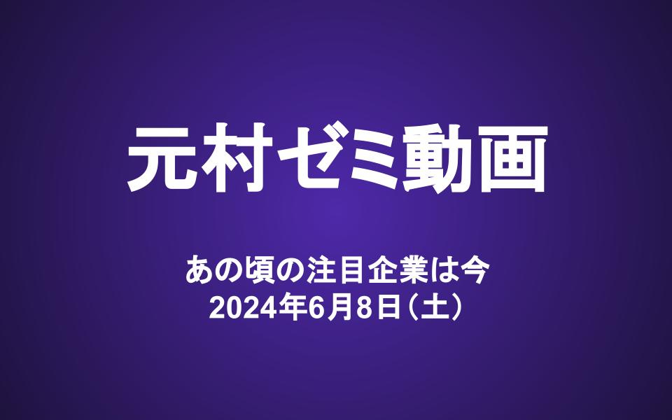 元村ゼミ動画（6/8）：あの頃の注目企業は今