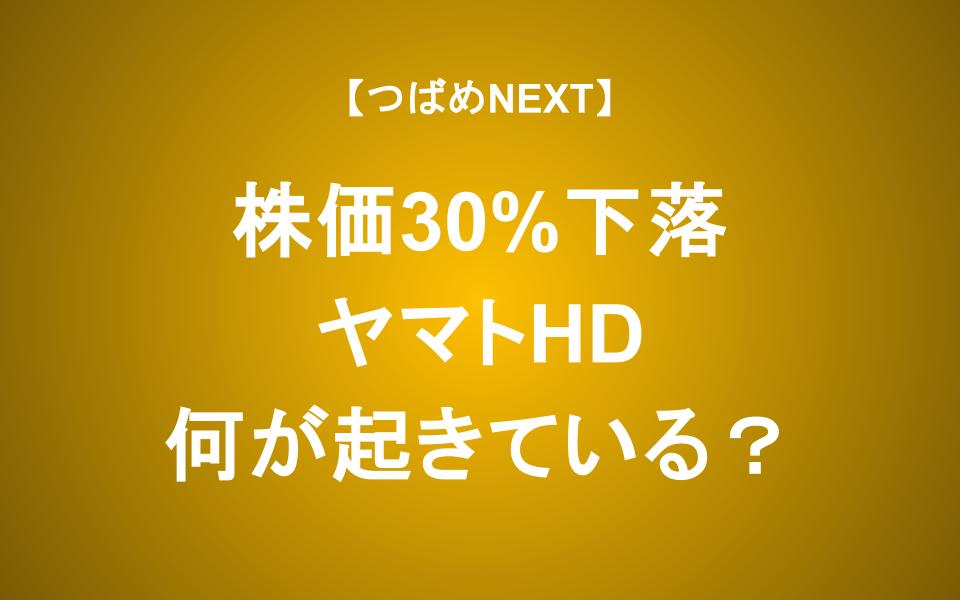 半年で株価30%下落のヤマトHDに何が起きている？投資するべきか？