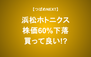 【つばめNEXT】減益予想で大ダメージ、長期投資で考えると？【浜松ホトニクス】