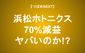 【つばめNEXT】大幅減益で下方修正！大丈夫なの？【浜松ホトニクス】
