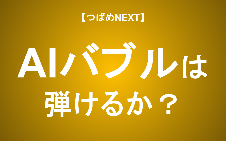【つばめNEXT】CEOが強気なのはなぜか？AIバブル論争の行方【NVIDIA】