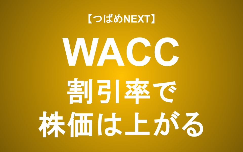 【つばめNEXT】株式評価の鍵！WACCとROICの関係から企業価値の変動を理解する【学習シリーズ③】