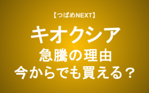 【つばめNEXT】なぜ株価10倍に？メモリ価格高騰でキオクシアはまだ上がるか？
