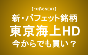 【つばめNEXT】バフェット率いるバークシャーが東京海上に巨額出資！買うべき？